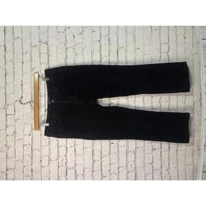 Chaps Denim Petite Black Corduroy Pants Size 32x26‎